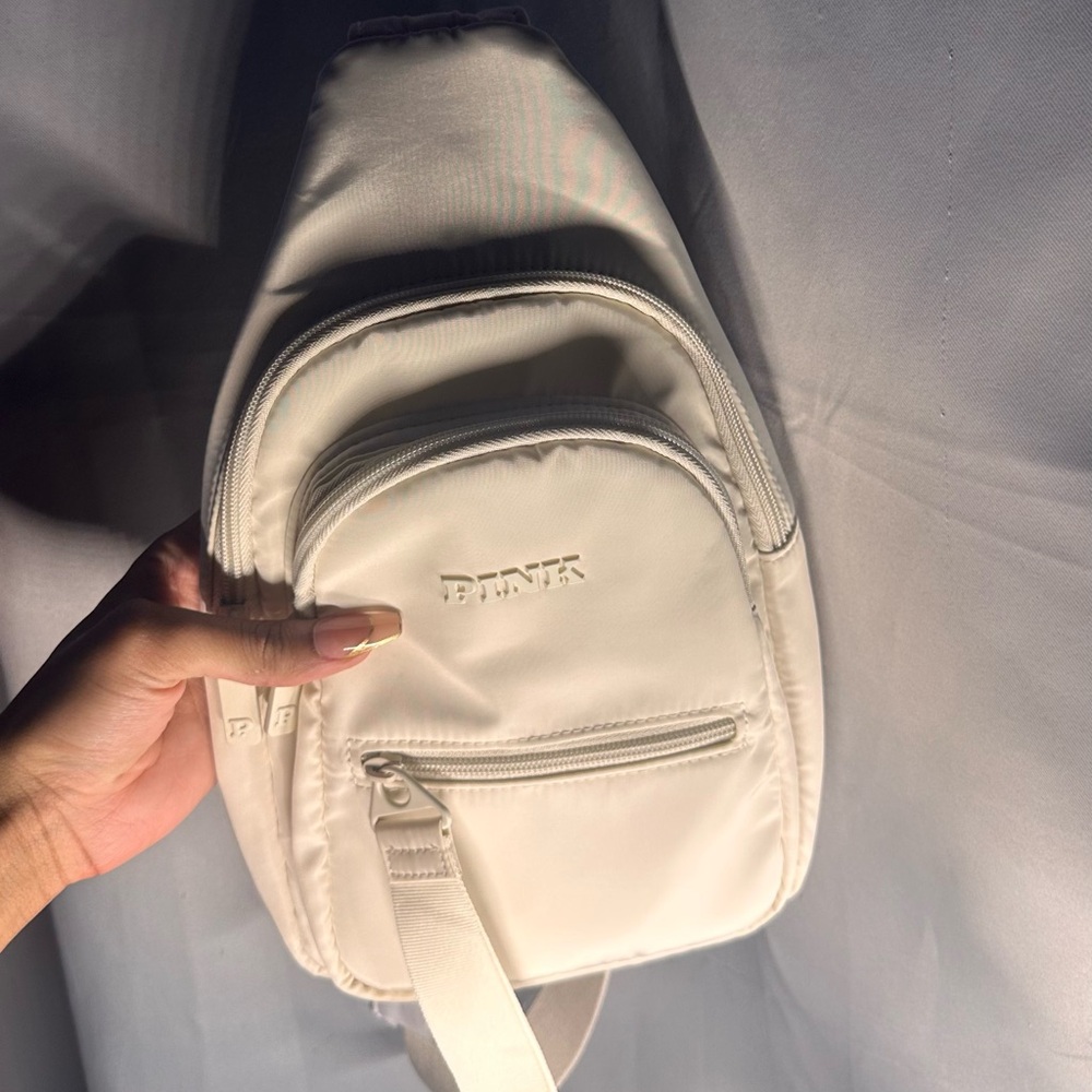 Stylish White Crossbody Bag